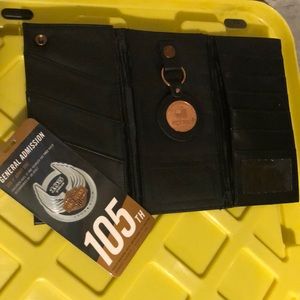 HD tri fold biker wallet